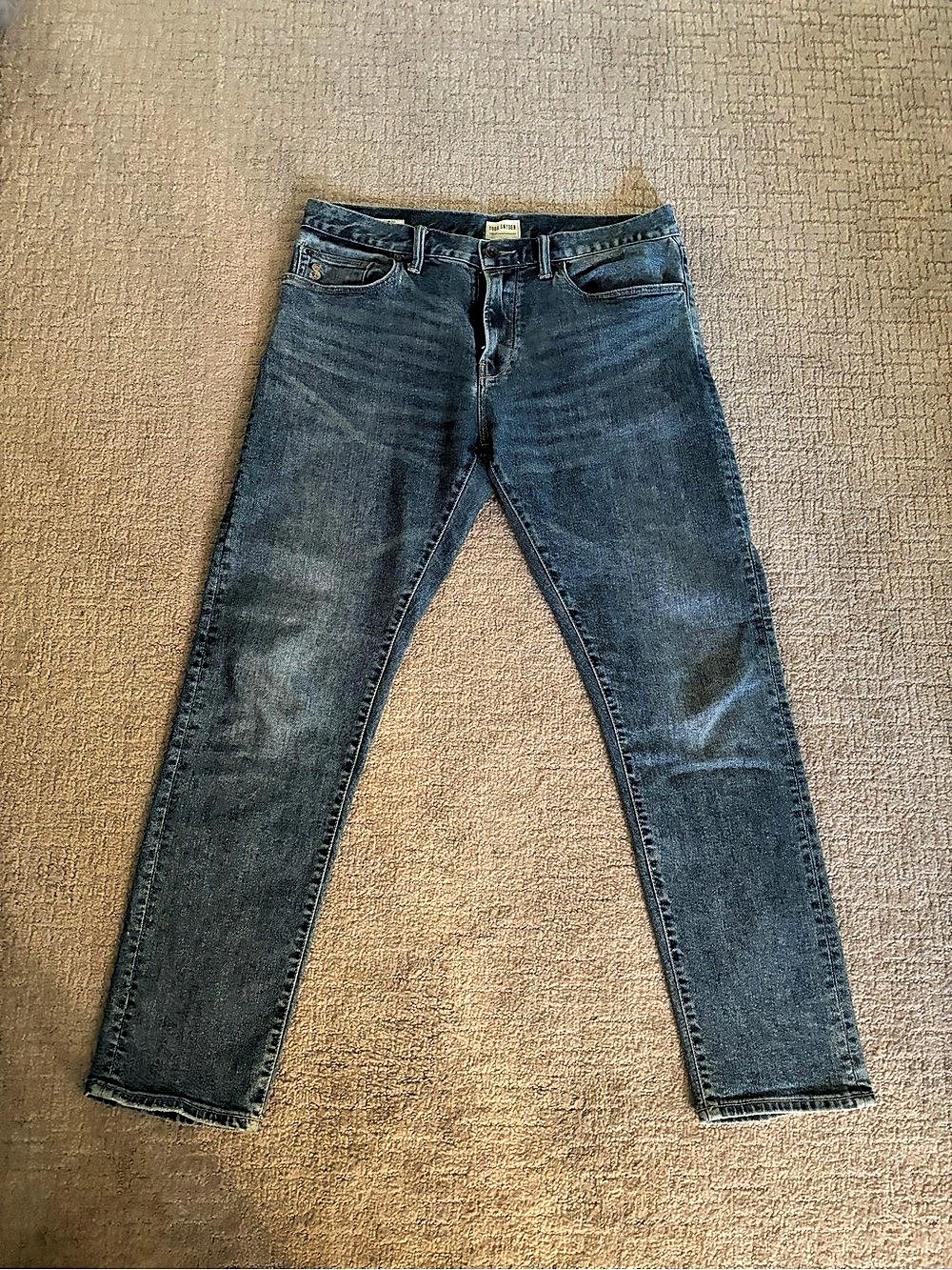 Todd Snyder Slim Fit Slim Straight Jeans Waist 32x30 in Blue